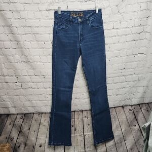Blaze AT Women's Flare Blue Jeans Size 6/34 EUC